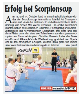 Bericht Wochenblatt